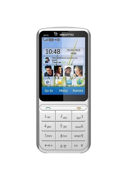 D870 Çift Simkart + Tv li Cep Telefonu Metalik Gri