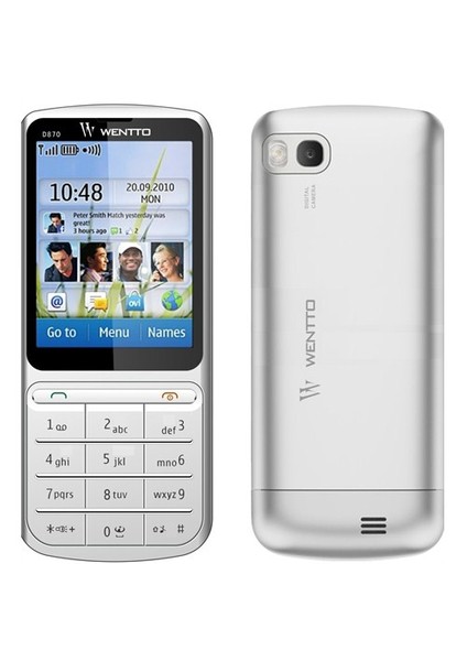 D870 Çift Simkart + Tv li Cep Telefonu Metalik Gri