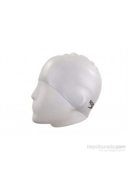 Plain Moulded Silicone Beyaz Çocuk Yüzücü Bonesi SP8709900010