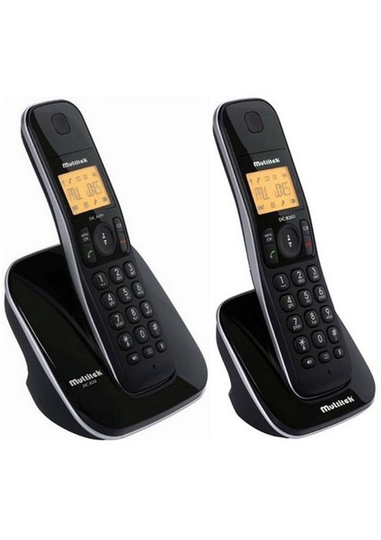 DC 8202 Ultra Slim Çift Dect Telefon