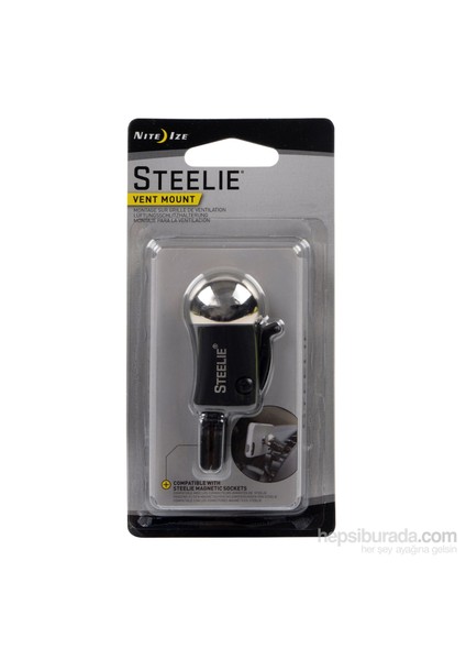 Steelie Klipsli Çelik Başlı Top / Vent Mount Araç İçi Tutucu - STVM-11-R7