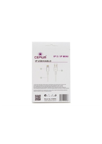 Apple iPhone Uyumlu 6 Plus/6/5S/5C/5 iPad Mini/iPad Air Lightning USB Kablo-11909