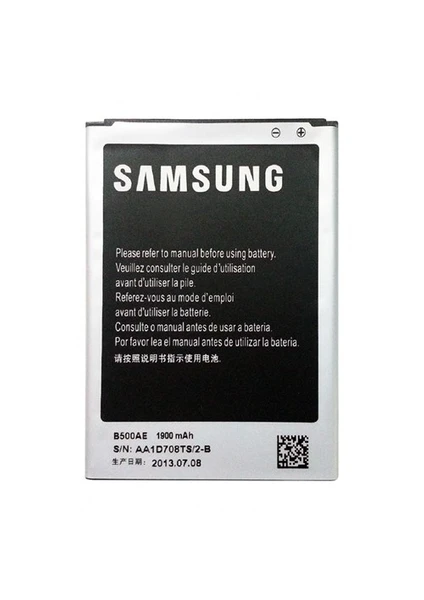 Galaxy S4 Mini  Batarya 1900Mah Kutusuz