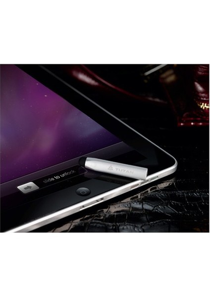 Aluminyum Tijpen iPhone, iPod touch, iPad Stylus Kalem (Gümüş)