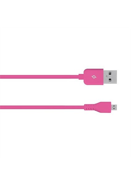 Micro Usb Kablosu-Pembe