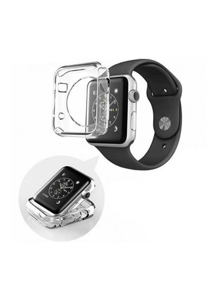 Apple Watch Uyumlu 38 Mm Ultra İnce Silikon Tpu Kılıf