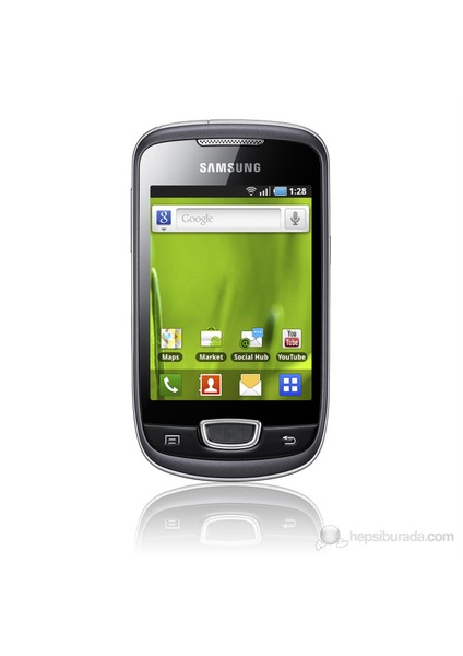 S5570 Galaxy Mini ( 2 GB Hafıza Kartı Hediye ) Metalik Gri