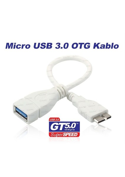 Samsung Galaxy Note3/S5 Uyumlu Micro USB3.0 OTG Kablo (DK-CB-USB3OTG)