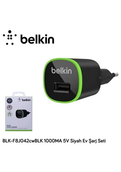 Blk-F8j042cwblk 1000Ma 5V Siyah Ev Şarj Seti