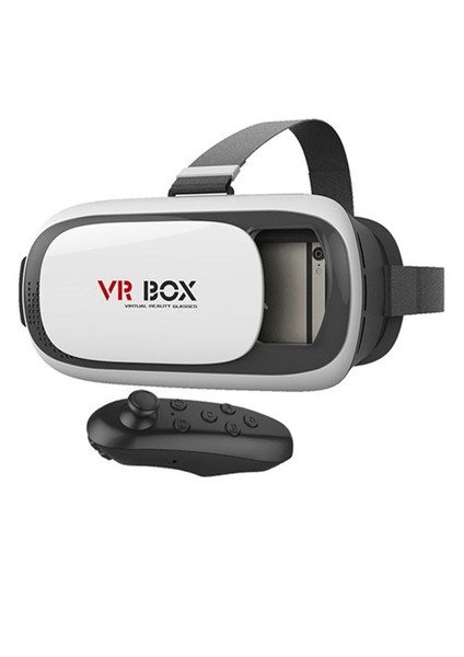 Vr Box Akıllı Gözlük Sanal Gerçeklik + Kontrol Ses Kumandası
