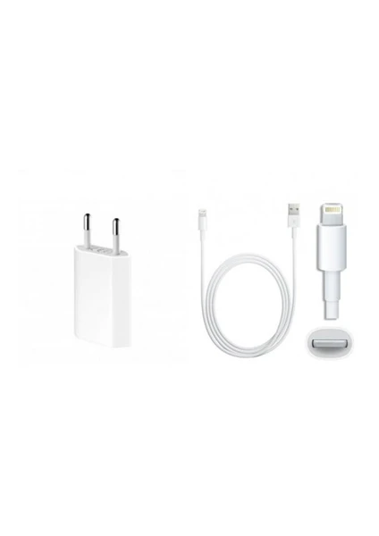 Apple Şarj Cihazı + Lightning Usb Kablo