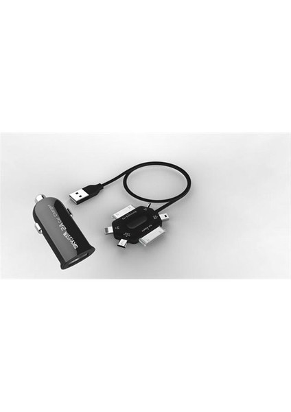 Sa-601Cc Araç Şarjı+6'Lı Şarj Aparatı