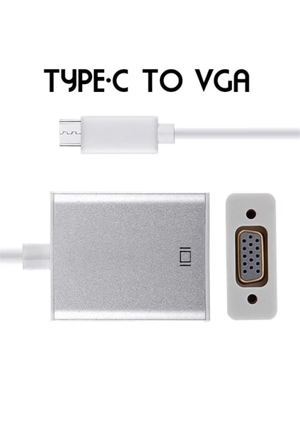 CoverZone Type-C To Vga Bağlantı Adaptörü