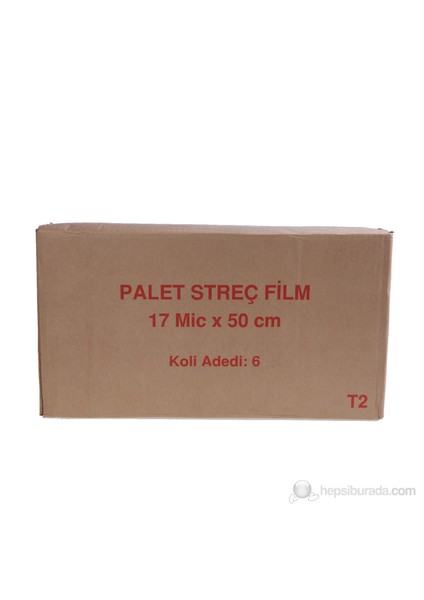 Palet Streç Film 1 'li * 6 Paket = 1 Koli