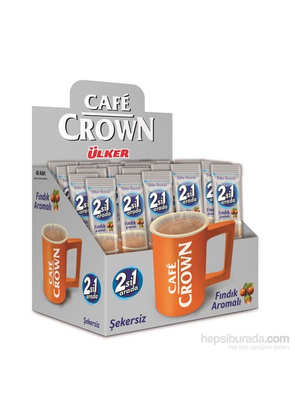 Ülker Cafe Crown 2'si 1 Arada Fındıklı 24 x12 gr