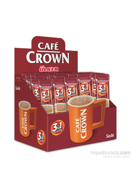 Cafe Crown 3ü1 Sade 13 gram 40'lı