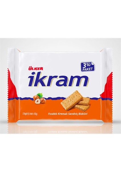 İkram Fındıklı 3x84 gr