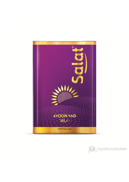 Ayçiçek Yağı 18 Lt