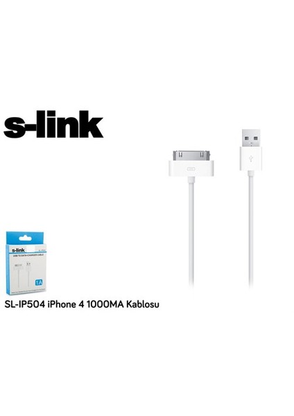 Sl-Ip504 iPhone Uyumlu 4 1000Ma Kablosu