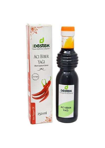 Saf Acı Biber Yağı 250 Ml