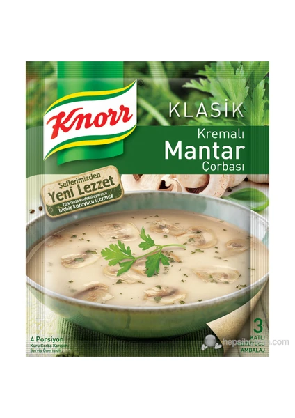 Klasik Kremalı Mantar Çorbası 62 gr