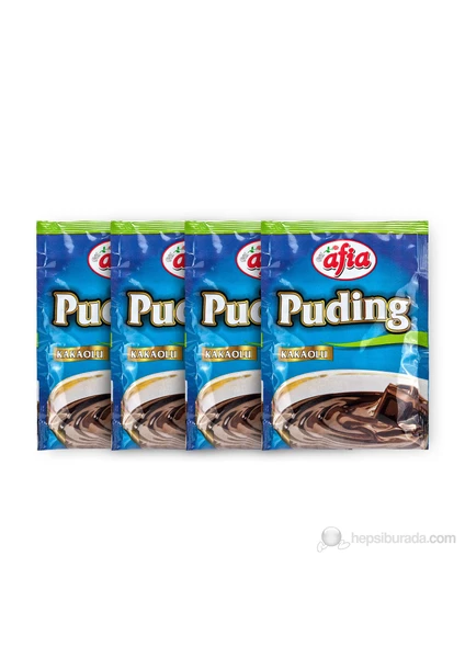 "Afia Kakaolu Puding 125 gr*4 Adet  "