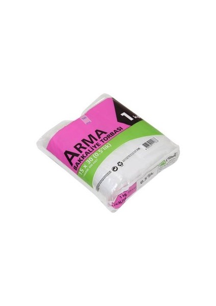 Naylon Bakkaliye Torbası 15 x 30 cm (500 Gramlık) 1 Kilo