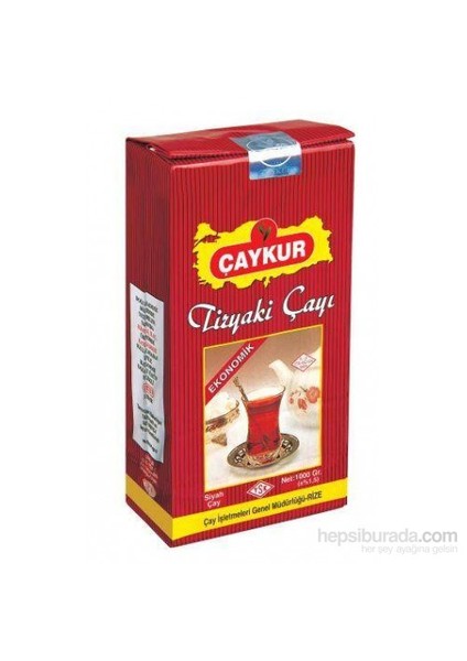 Tiryaki 1 Kg Siyah Çay 6'lı Ekonomik Paket Doğal İçerik Türkiye Menşeli