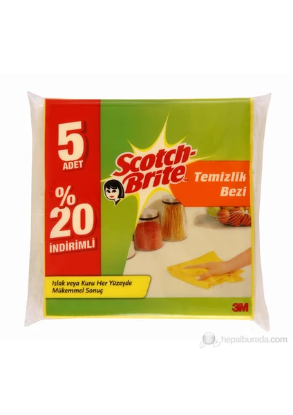 Scotch Brite Temizlik Bezi 6 'lı kk