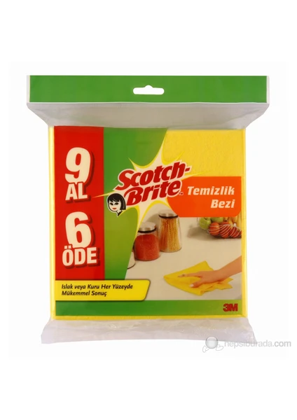 Scotch Brite Temizlik Bezi 9 Al 6 Öde