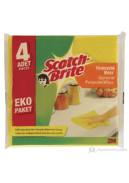Temizlik Bezi 4 'lü ( Temizlik Bezi 3 'lü Yerine ) kk