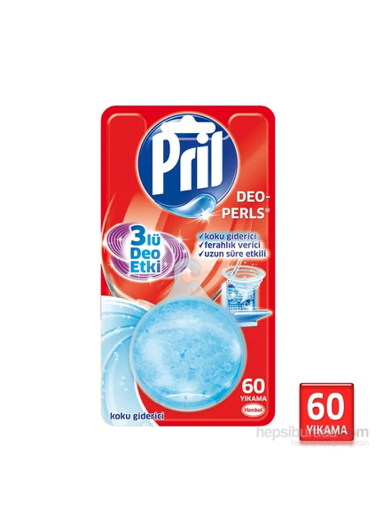 Deo Perls Bulaşık Makinası Koku Giderici Anti Odor 3 'lü Deo Etki 60 Yıkama