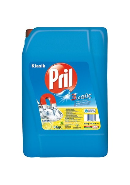 Bulaşık Deterjanı Max Jel Limon 6000 ml kk
