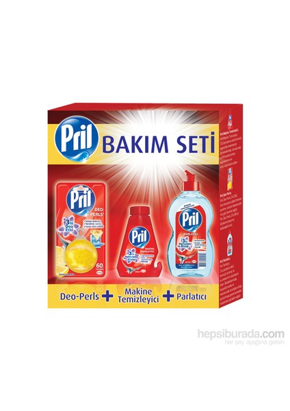 Temizlik ve Bakım Seti (Parlatıcı 450 ml + Makina Temizleyici + Deo)