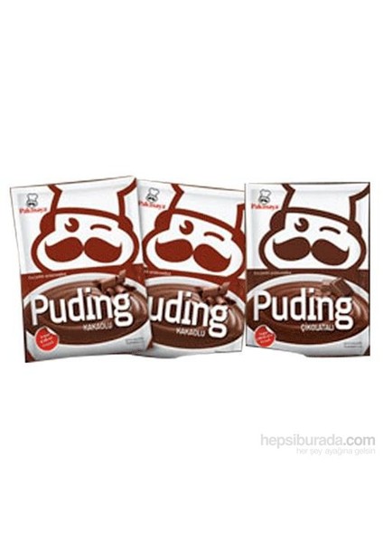 Puding 3 Al 2 Öde ( 2 Kakao + 1 Çikolata )