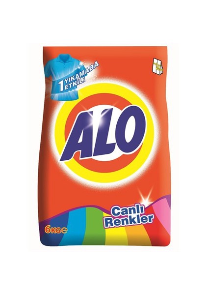 Çamaşır Deterjanı 6 kg Canlı Renkler