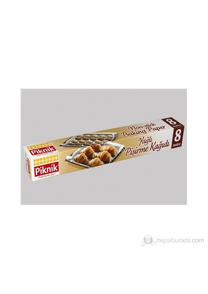 Piknik Pişirme Kağıdı 8 Mt