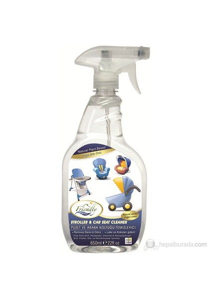 Organik Sertifikalı Puset ve Araba Koltuğu Temizleyici 650 ml kk