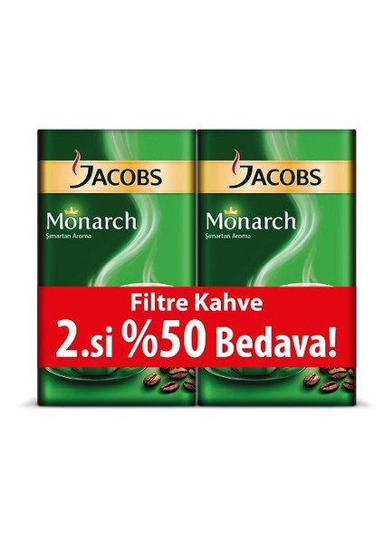 Set 2 Adet Jacobs Monarch Filtre Kahve 500 gr