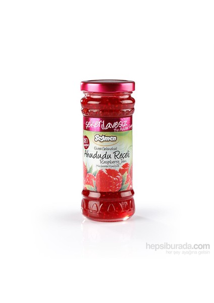 Şeker İlavesiz Ahududu Reçeli 270 Gr