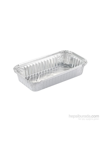 Alüminyum Kap 500 gr Dikdörtgen 100lü