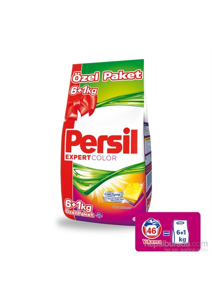 Expert Toz Çamaşır Deterjanı Renkli 6+1 kg 46 Yıkama
