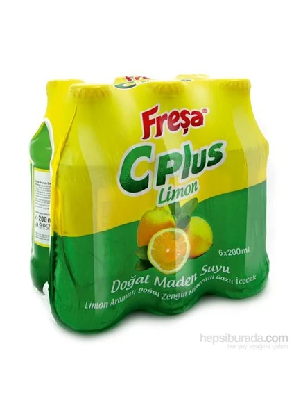 Fresa 6 X 200 Ml C Plus Limon Aromali Maden Suyu