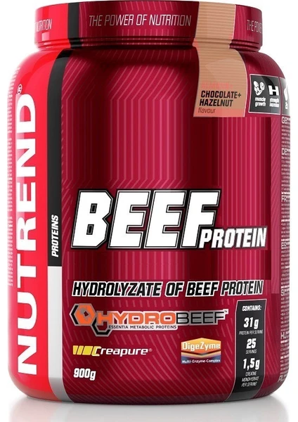 Beef Proteın Chocolate+Hazelnut Flavour 900 Çikolata Unisex Protein Tozları EKP0098