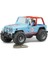 Jeep Cross Safari Aracı Kasklı Pilotu Mavi BR02541 2