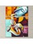 - Play Saxophone - 3 Parçalı Kanvas Tablo - 70X96cm 1