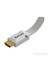 HD18P1 High Speed HDMI Cable w. Ethernet, HDMI A-plug - HDMI A-plug, 1,8m, Beyaz renkli, Flat 1