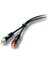 2 X Pvc Rca - 2 X Pvc Rca Kompozit Lale Jak Audio Kablosu 24K Gold Prestij Serisi 5 Metre (85069) 1