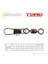 Toro Crane Snap Swivel Kilitli Fırdöndü Black Nikel 1