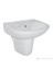 Ece Banyo Yarım Ayaklı Lavabo 45cm ( Batarya Deliksiz) 1